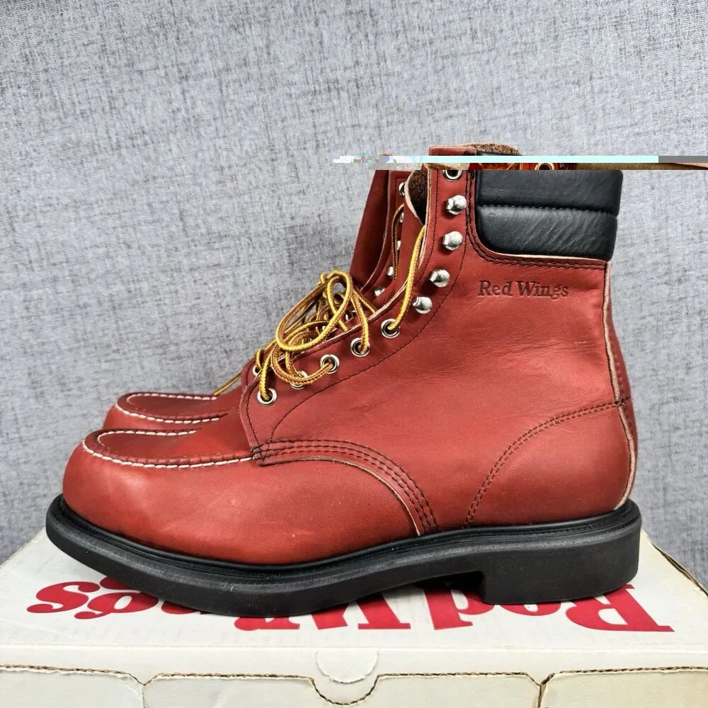 Red Wing Boots Men's 10.5 E 404 Supersole Leather Work Vintage